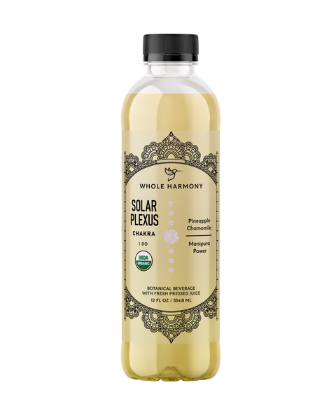 Certified Organic Solar Plexus Chakra Balancing Beverage 6 pack