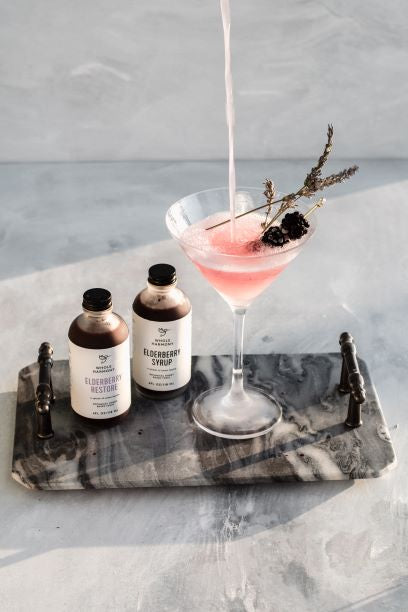Lavender Butterfly Pea Shoot Lemonade