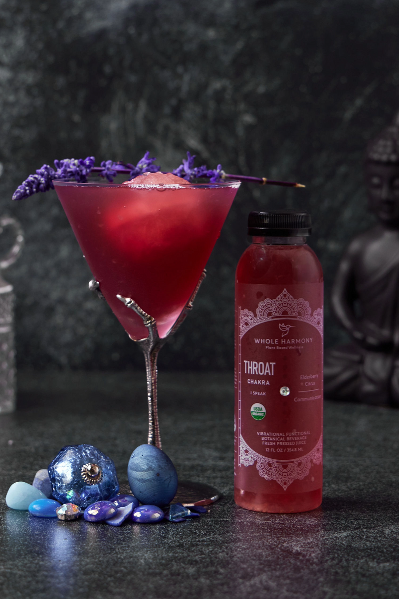 Certified Organic Throat Chakra Balancing Beverage 6 pack - FREE SHIPPING