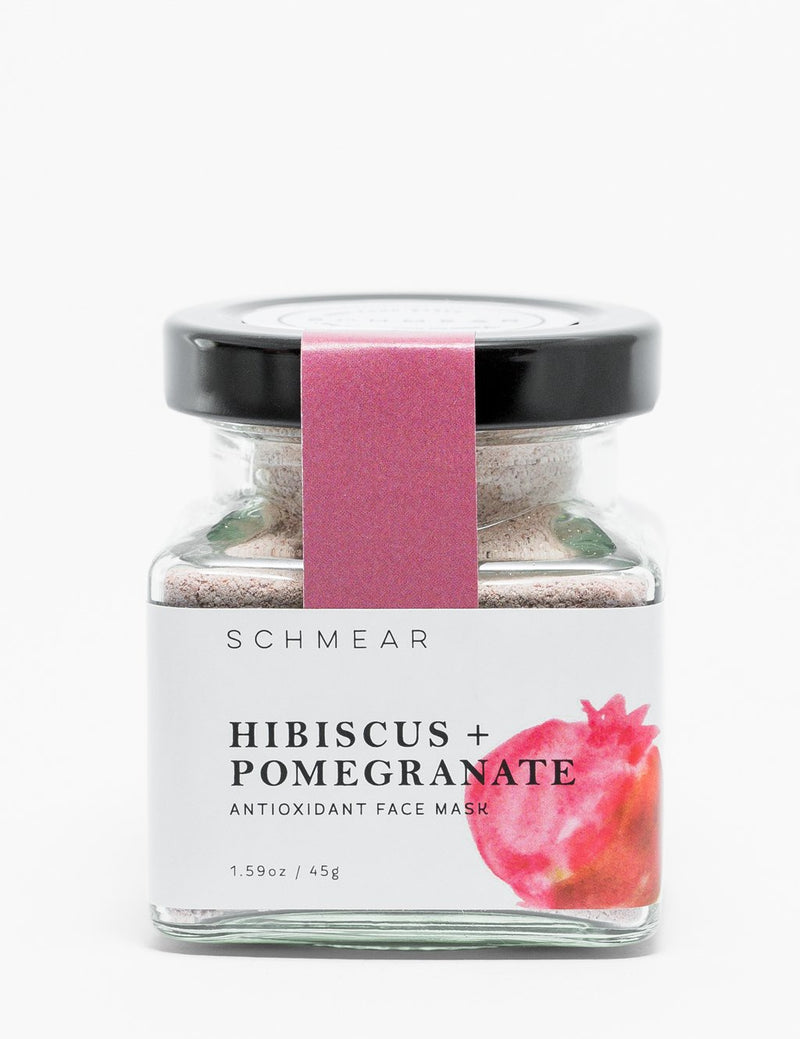 Hibiscus + Pomegranate Antioxidant Face Mask