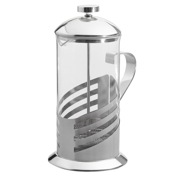 Large 33 oz Silver Accents French Press