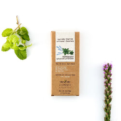 Peppermint Infused With Lavender Chocolate Bar