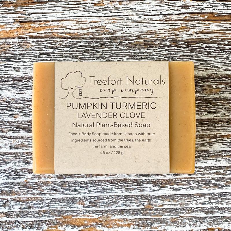 Pumpkin Turmeric Lavender Clove Soap