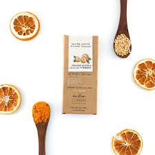 Orange Quinoa Infused With Turmeric Chocolate Bar